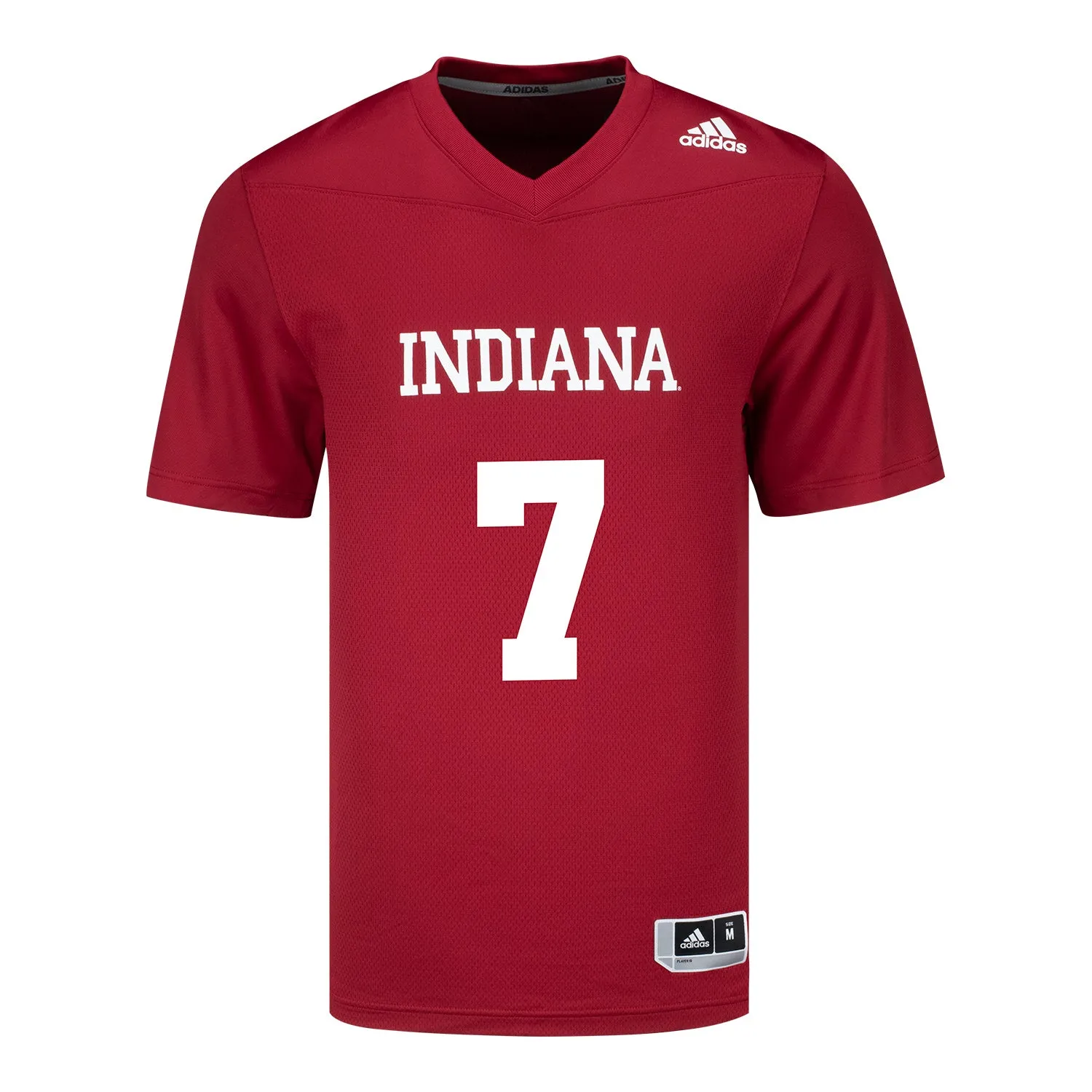 Indiana Hoosiers Adidas #7 Jacob Mangum-Farrar Crimson Student Athlete Football Jersey