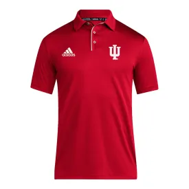 Indiana Hoosiers Adidas Coaches Crimson Polo