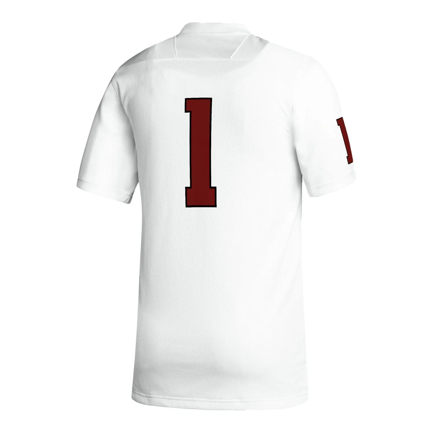 Indiana Hoosiers Adidas Football #1 Replica White Jersey