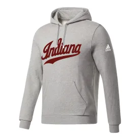 Indiana Hoosiers Adidas Script Indiana Grey Sweatshirt