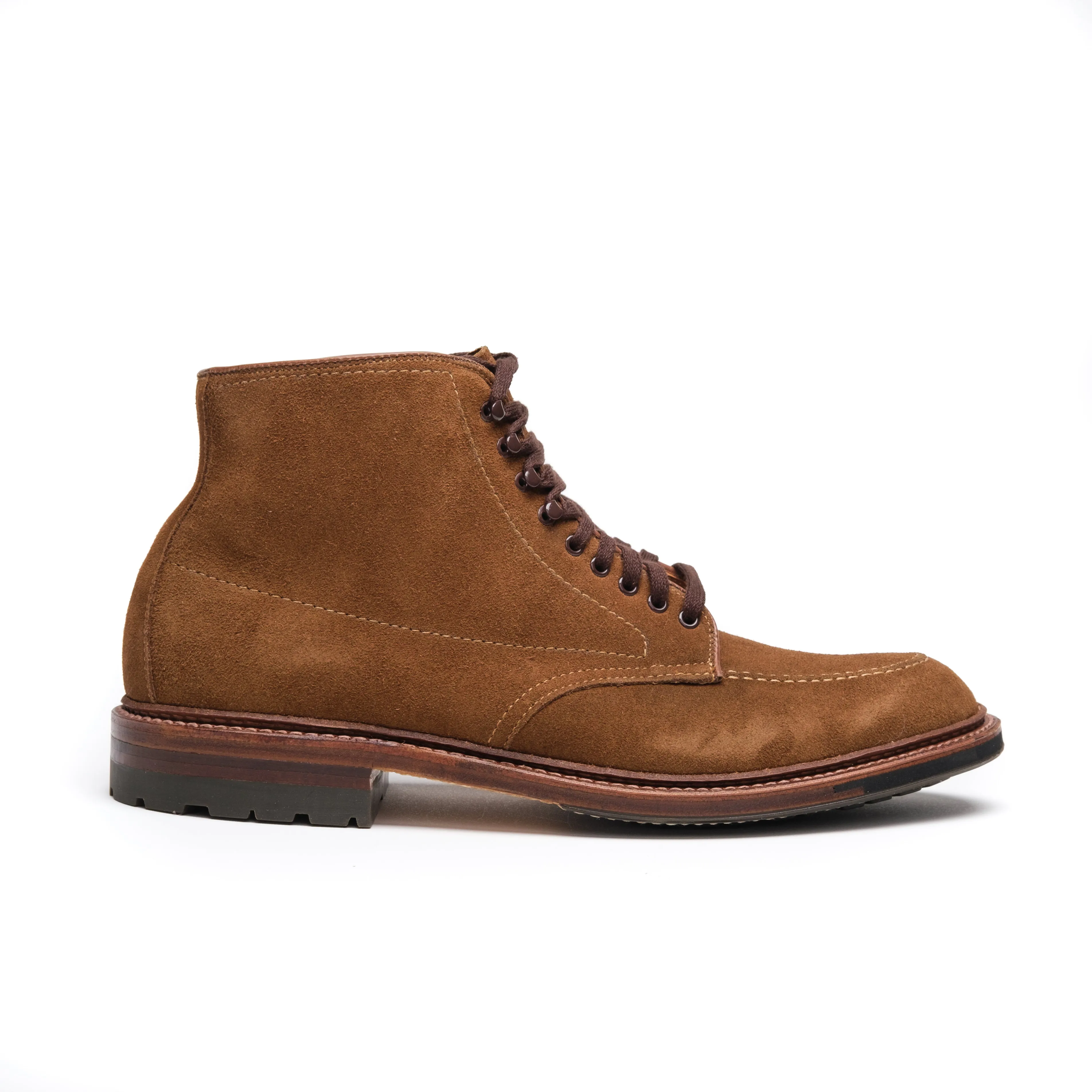 Indy Boot - Snuff Suede with Toe Stitch