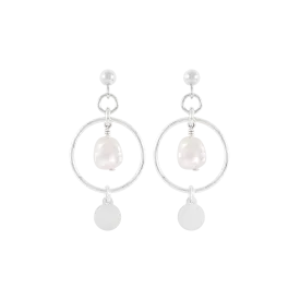 Inka Earrings - Silver