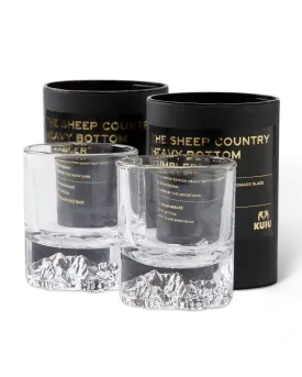 KUIU Sheep Country Heavy Bottom Tumbler Set | Clear