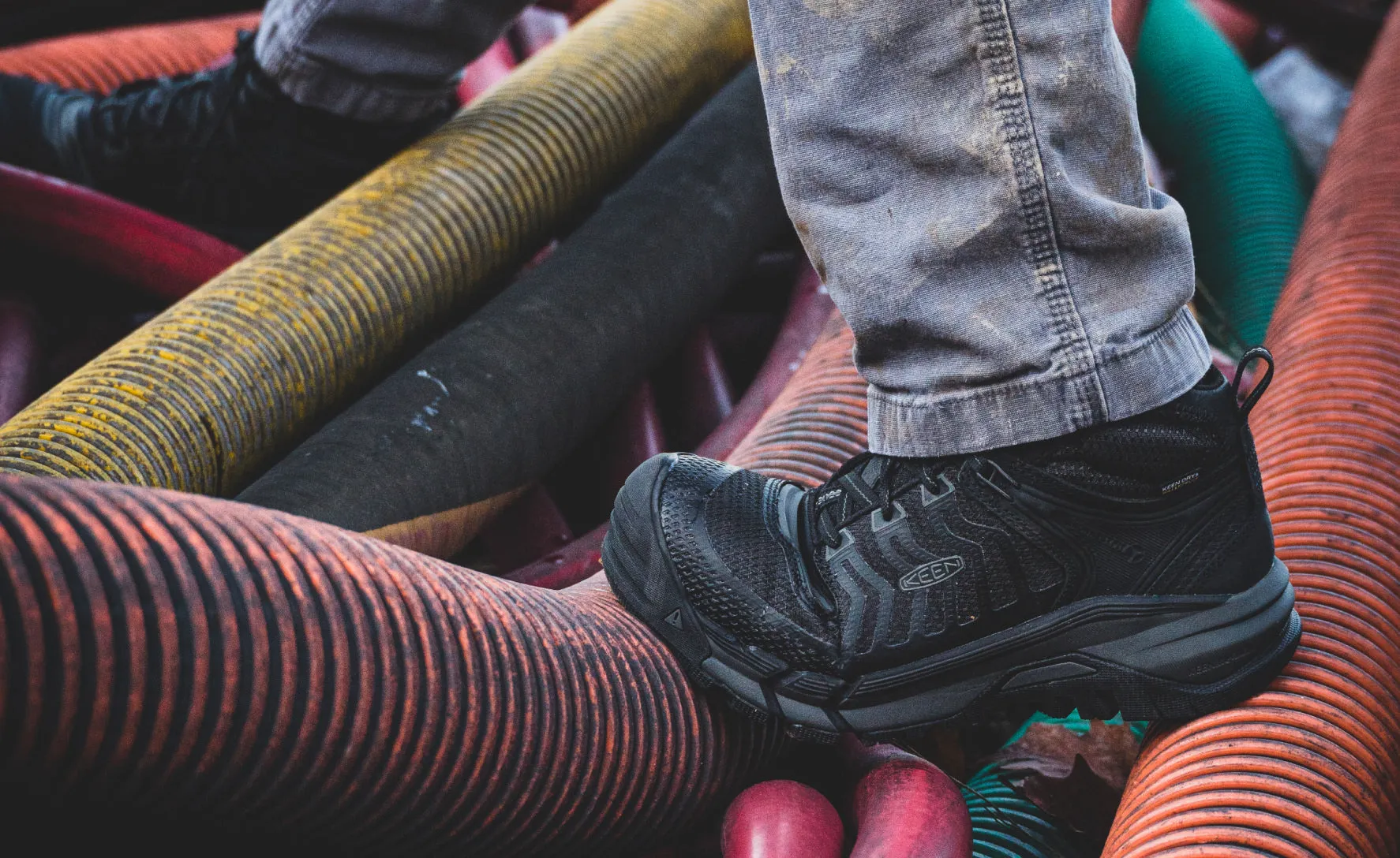 Men's Kansas City Waterproof Mid (Carbon-Fiber Toe)  |  Black/Gun Metal