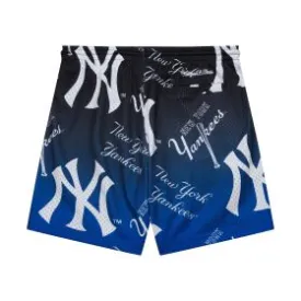 MITCHELL & NESS MLB DESTINATION LEISURE CAMP SHORTS YANKEES