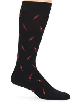 Nurse Mates Compression Sock Men's - Chile Peppers