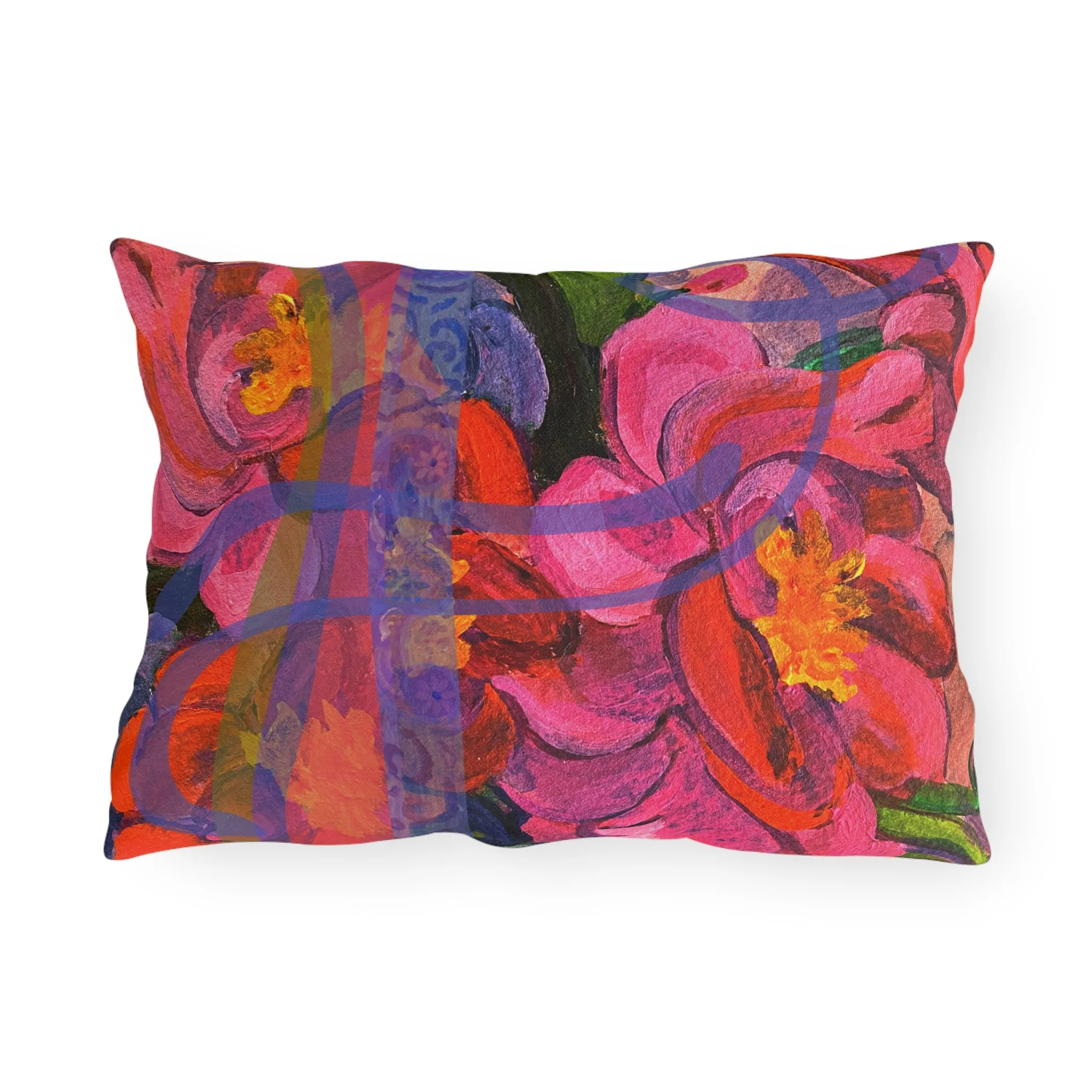 Outdoor Pillows - Pink Magnolias