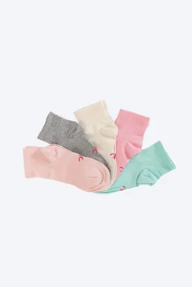 Pack of 5 Ribbed Socks