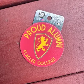 Rugged Proud Alumni Circle Sticker