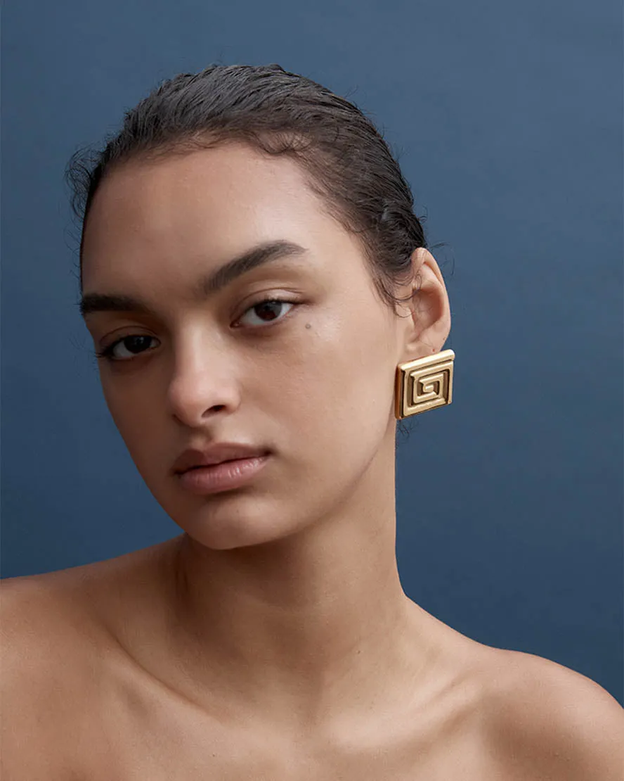 Savannah Earrings in Gold