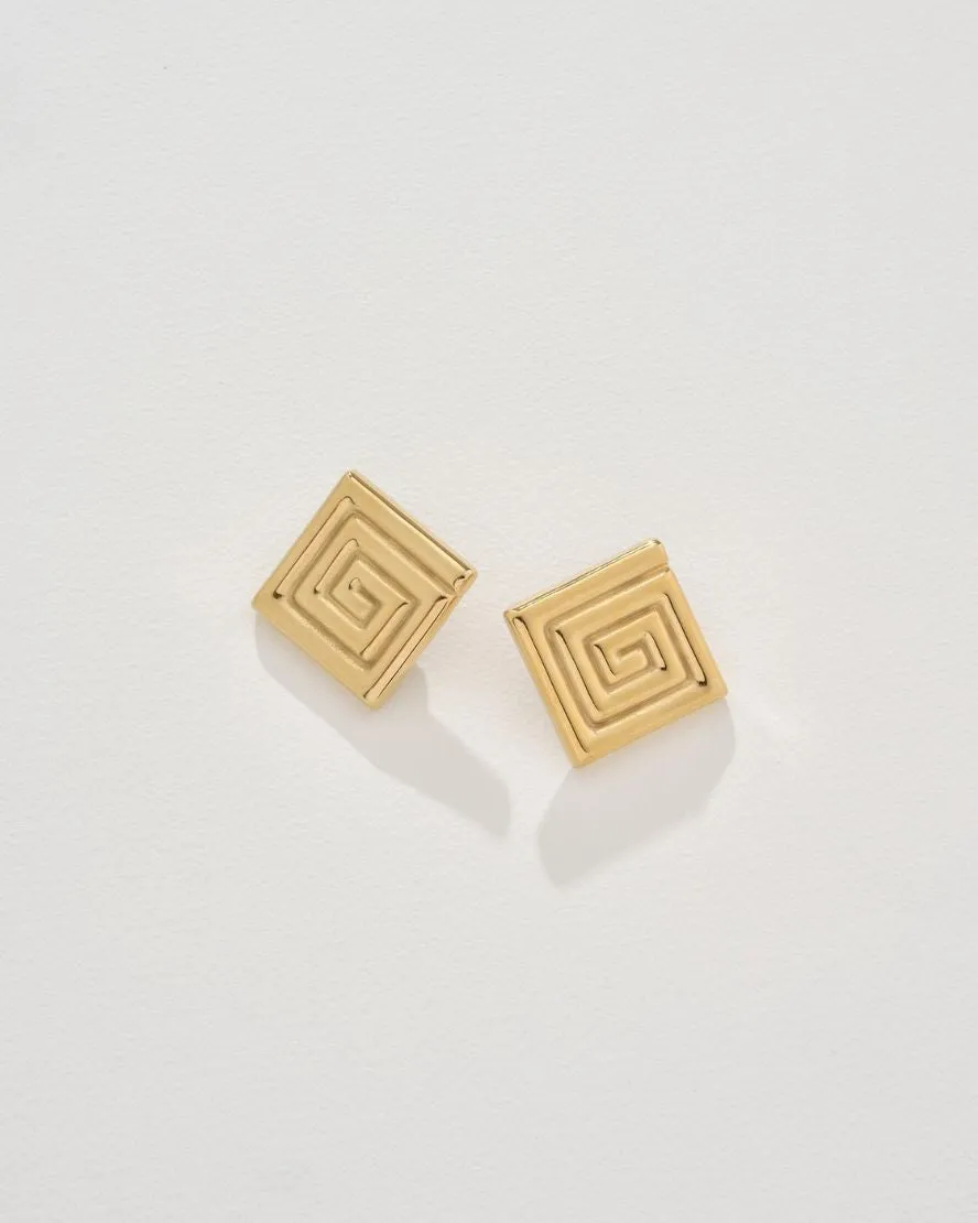 Savannah Earrings in Gold