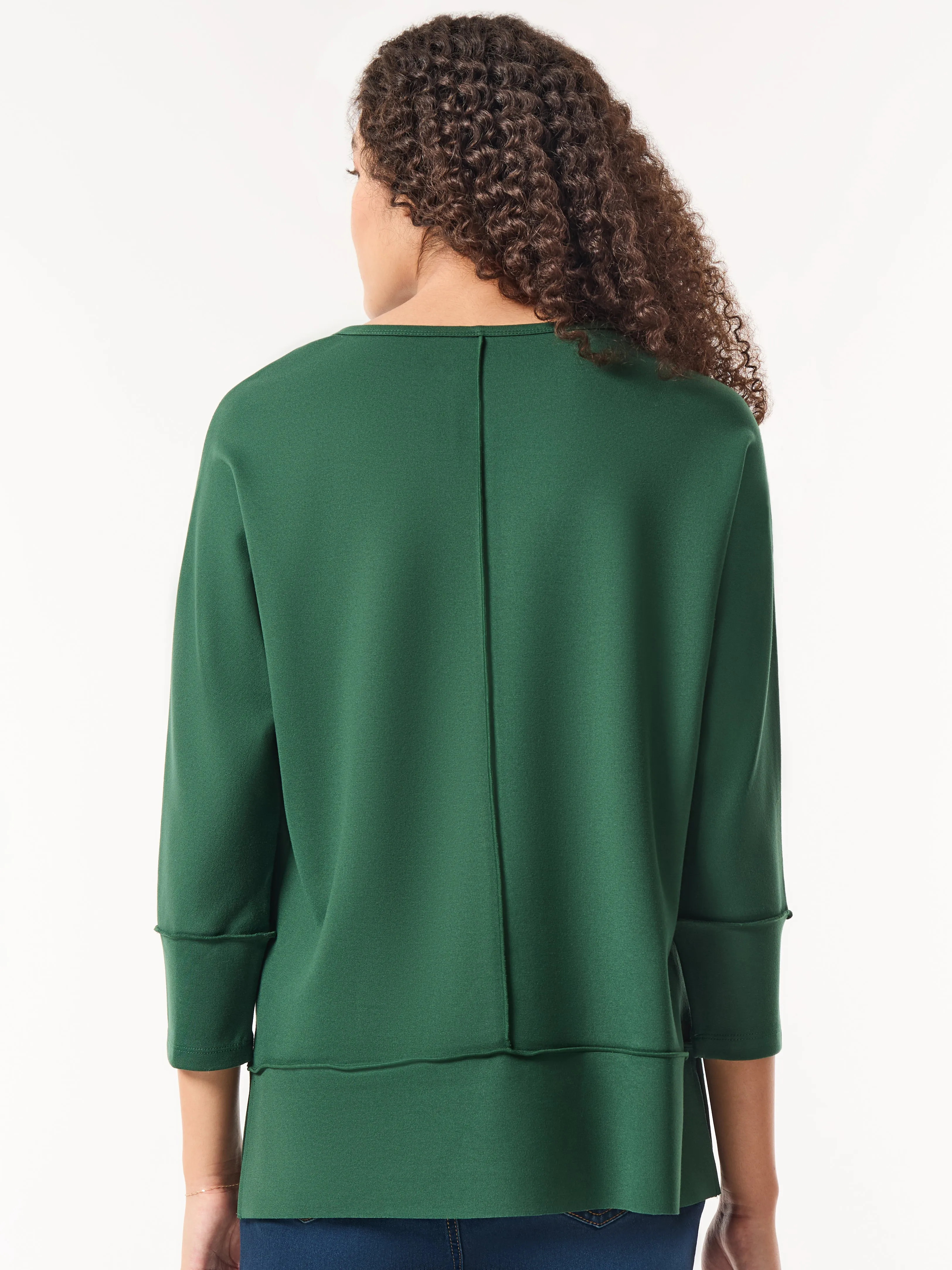 Seam Detail Dolman Tunic