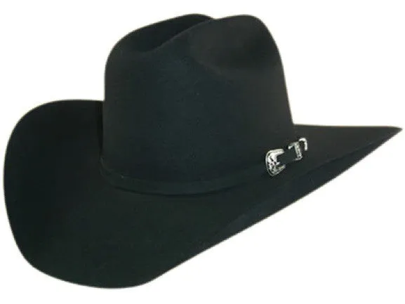 Serratelli® 8X Entre III Felt Cowboy Hat - Black / Platinum / Stone