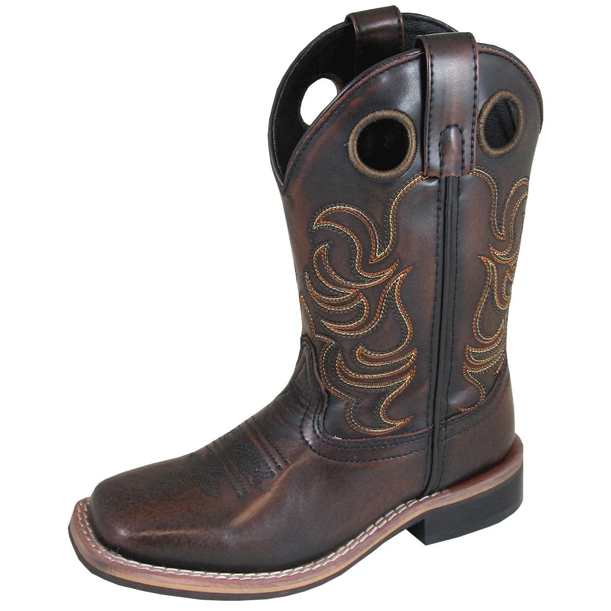 Smoky Mountain Youth Landry Chocolate Brush Off Cowboy Boot