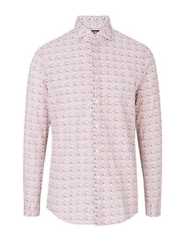 Strellson - Slim Fit Printed Cotton Button-Down Shirt