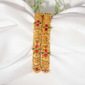 Traditional Floral Bangles