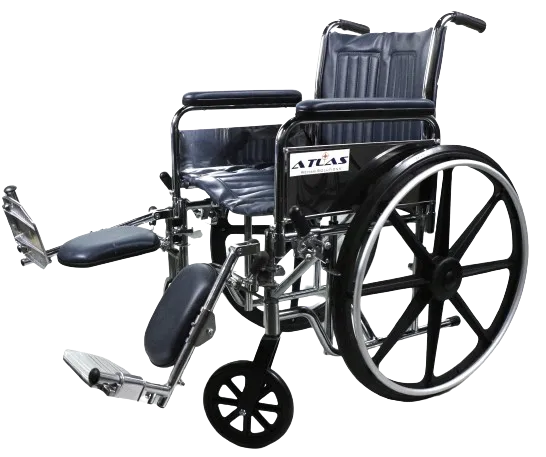 WCDE1811P 18" Deluxe Wheelchair