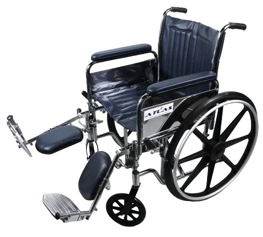 WCDE1811P 18" Deluxe Wheelchair