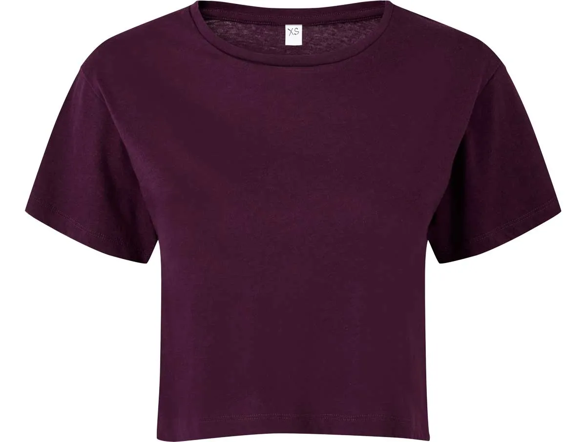 Women's TriDri Cotton Crop Tee {TR019}