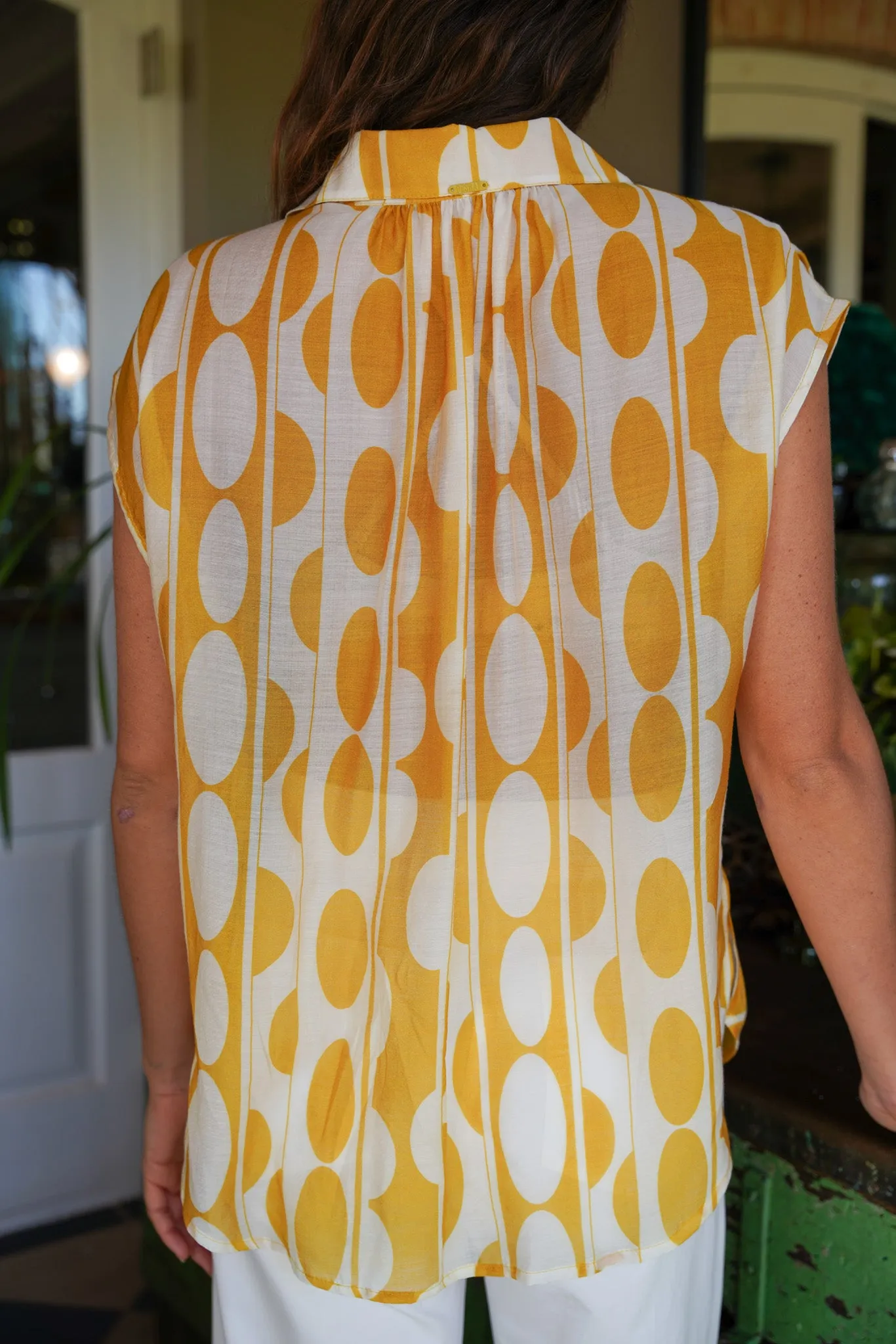 Yellow & White Normandy Shirt